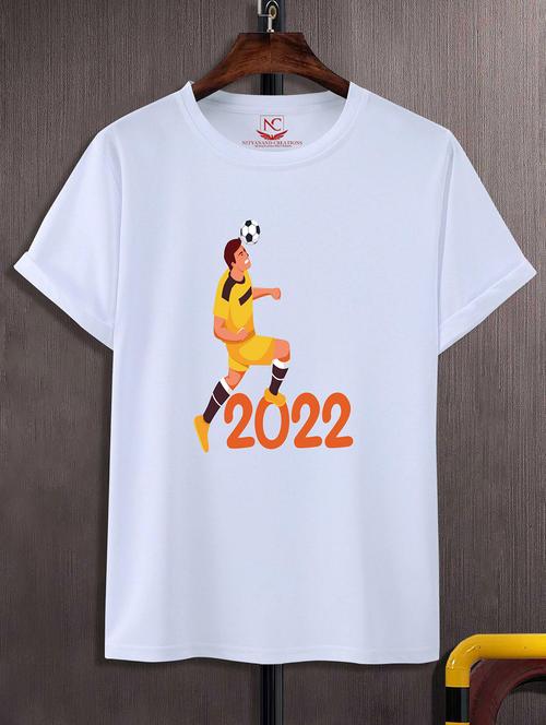 unisex white graphic printed t-shirt - 20843949 - Standard Image - 0