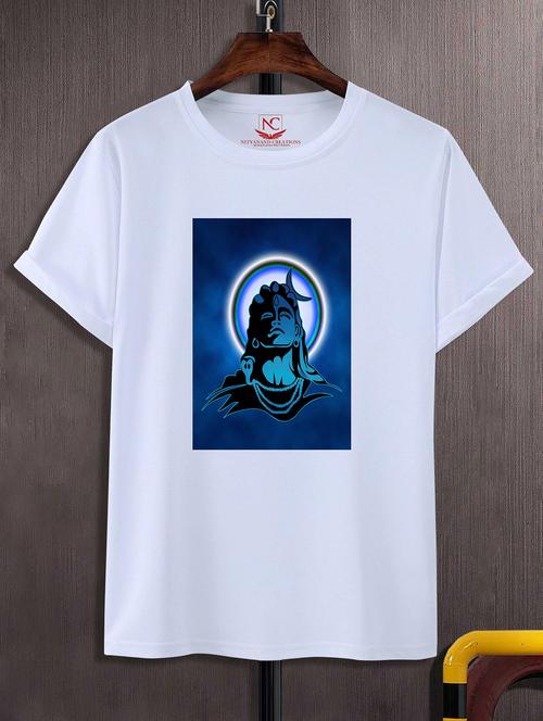unisex white graphic printed t-shirt - 20843995 - Standard Image - 0