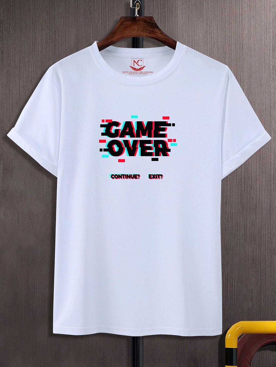 unisex white graphic printed t-shirt - 20844100 -  Zoom Image - 0