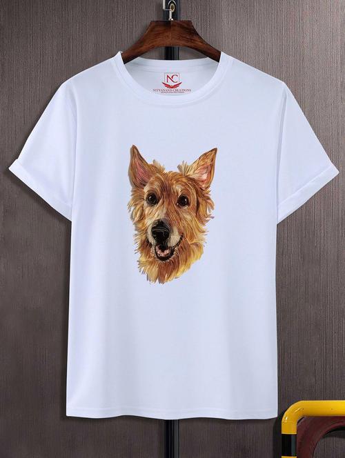 unisex white graphic printed t-shirt - 20844120 -  Standard Image - 0
