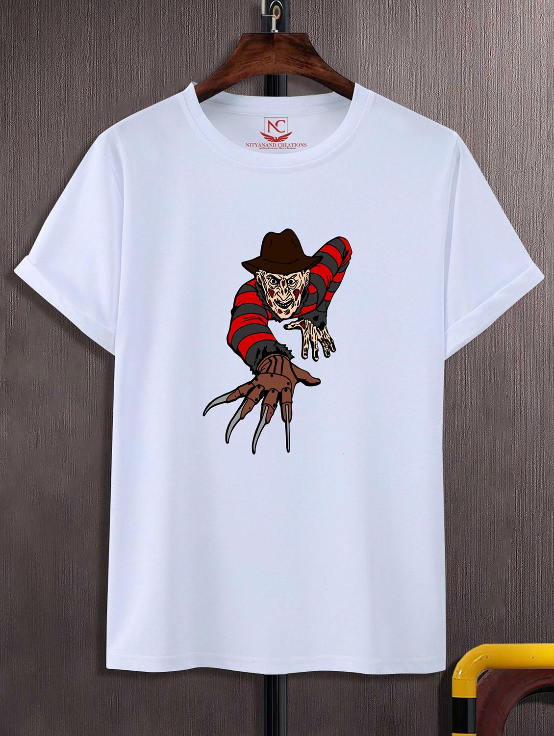 unisex white graphic printed t-shirt - 20844127 -  Zoom Image - 0