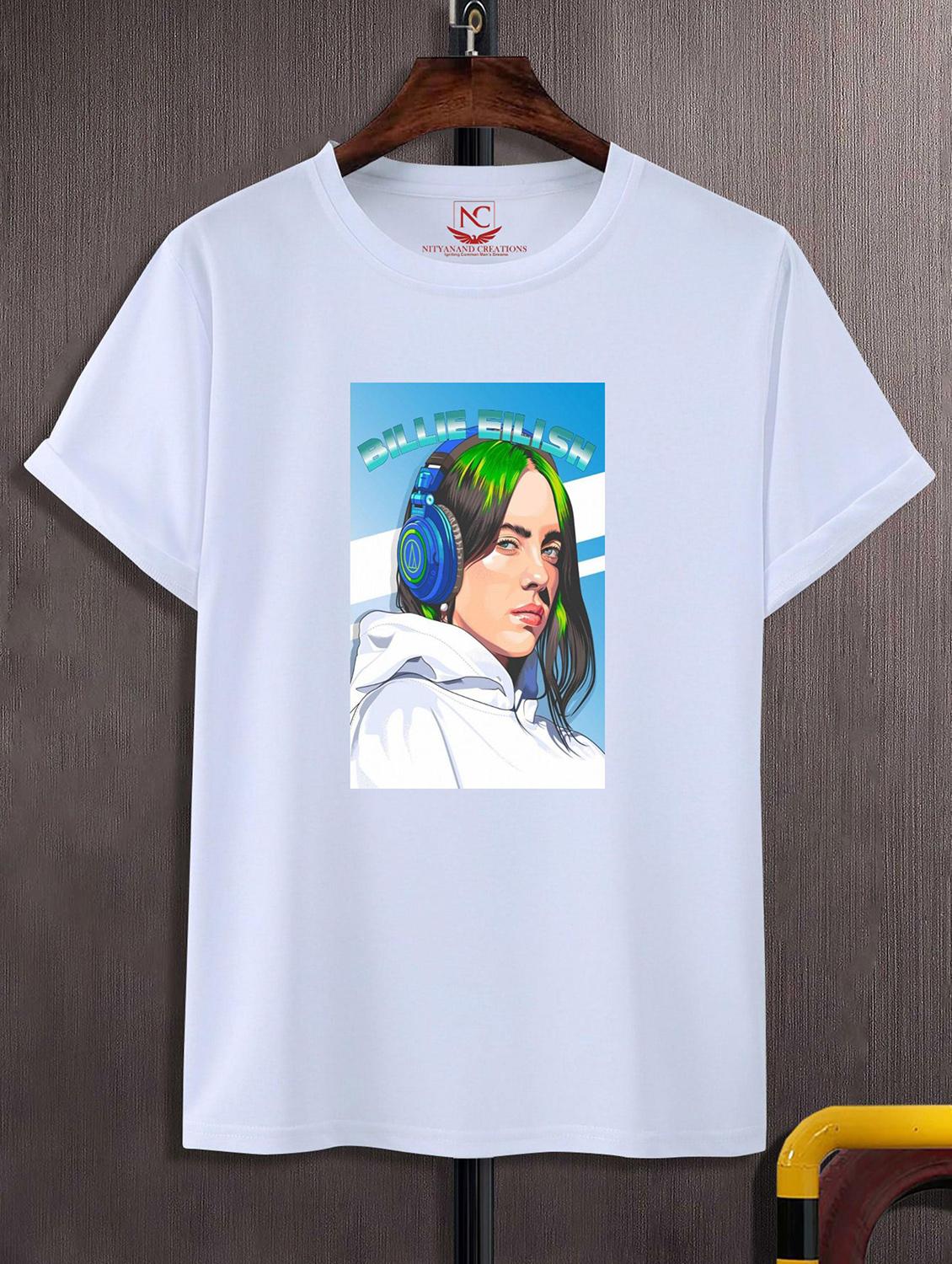 unisex white graphic printed t-shirt - 20844259 -  Zoom Image - 0