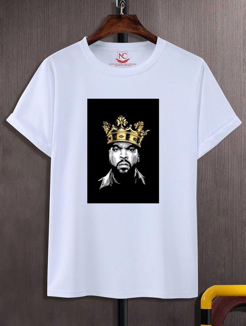 unisex white graphic printed t-shirt - 20844263 -  Standard Image - 0