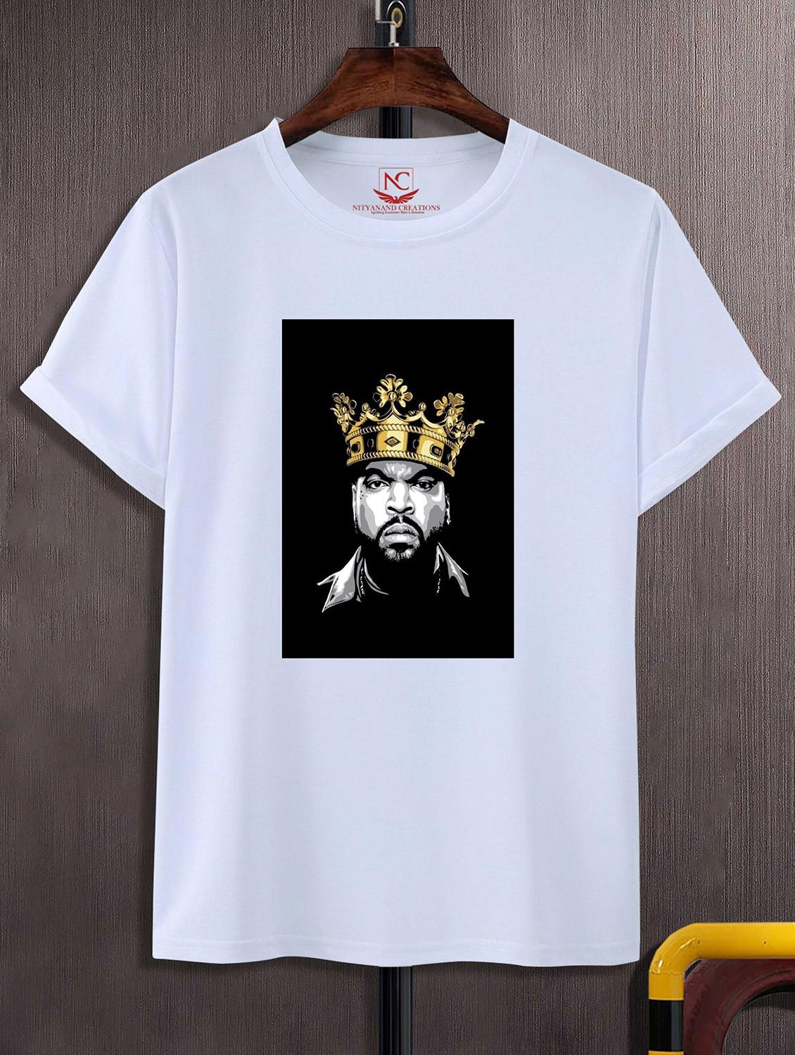 unisex white graphic printed t-shirt - 20844263 -  Zoom Image - 0