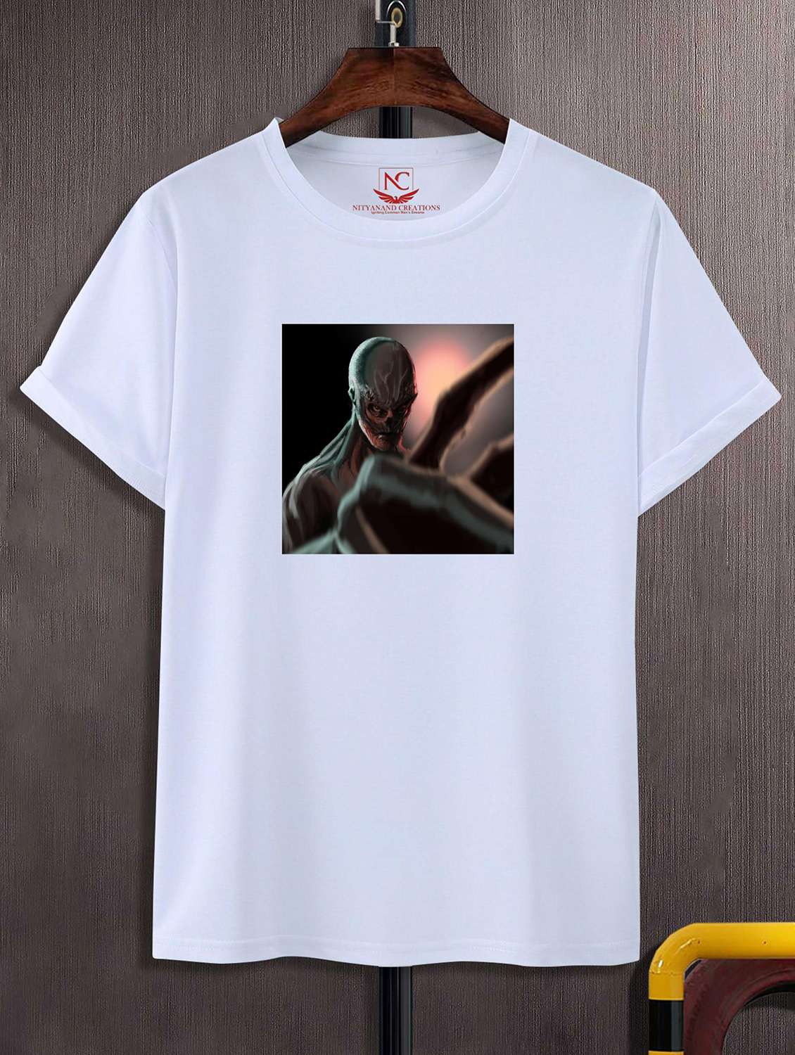 unisex white graphic printed t-shirt - 20844307 -  Zoom Image - 0