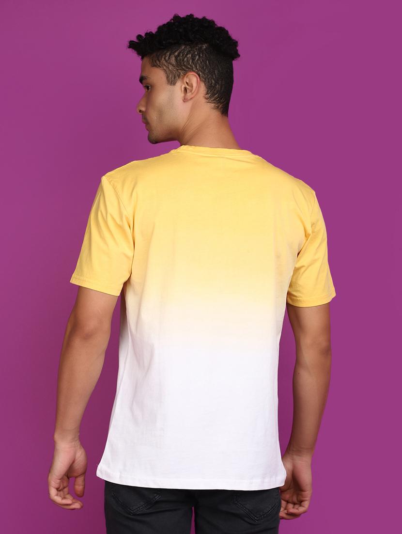 men round neck front printed t-shirt - 20846406 - Standard Image - 3
