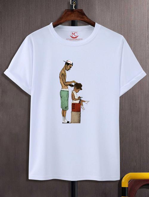 unisex graphic print t-shirt - 20846594 -  Standard Image - 0
