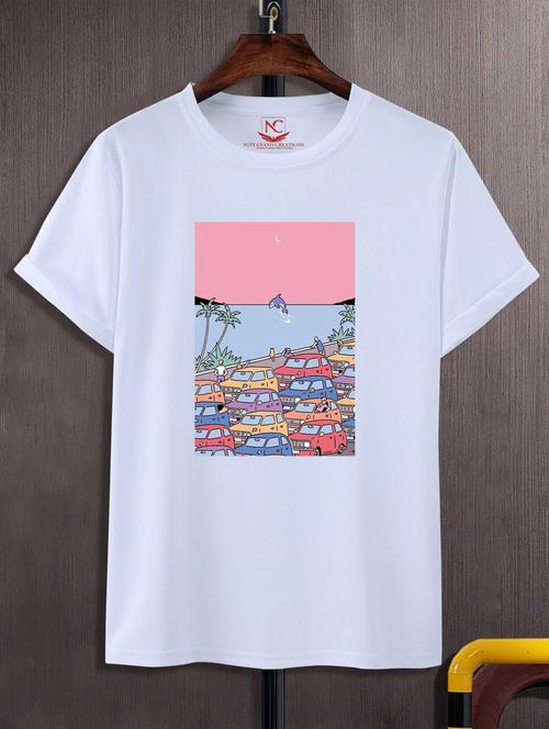 unisex graphic print t-shirt - 20846612 -  Standard Image - 0