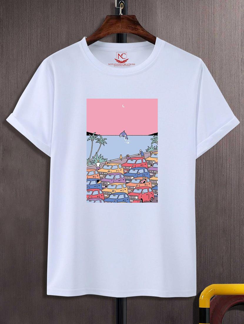 unisex graphic print t-shirt - 20846612 -  Zoom Image - 0