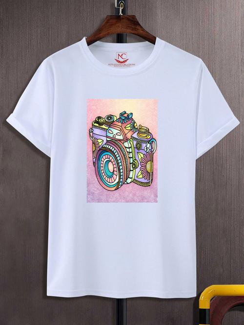 unisex graphic print t-shirt - 20846636 -  Standard Image - 0