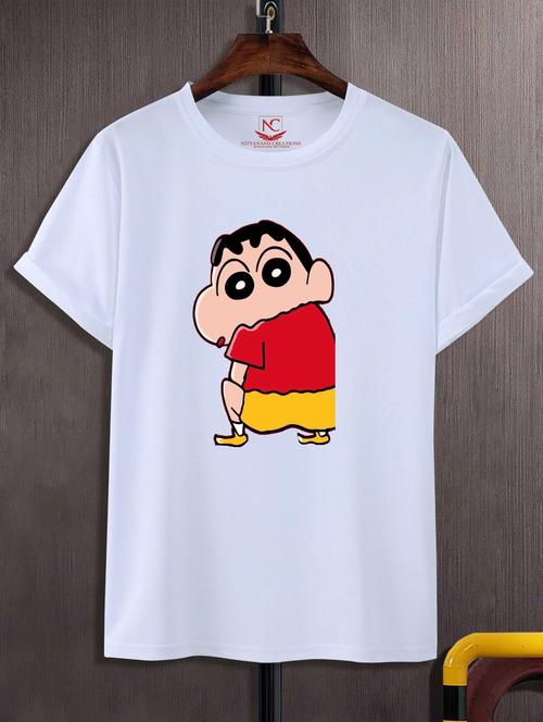 unisex white graphic printed t-shirt - 20846641 -  Standard Image - 0