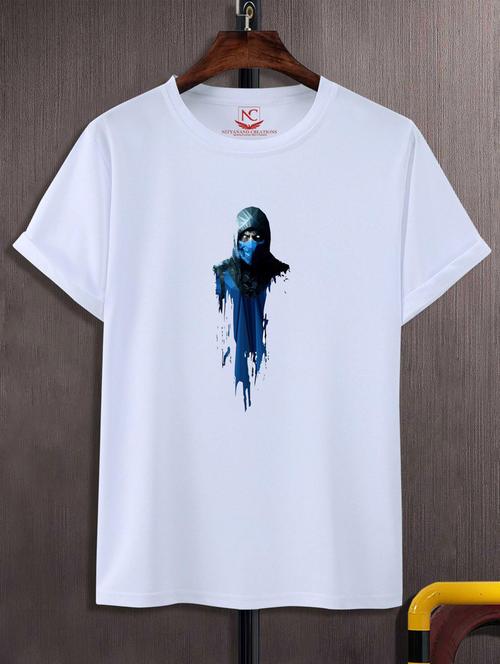 unisex white graphic printed t-shirt - 20846778 - Standard Image - 0