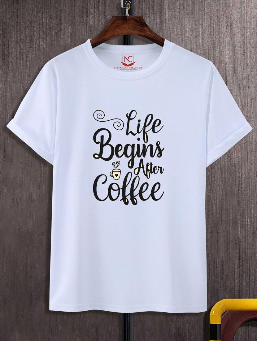 unisex typographic print t-shirt - 20846792 -  Zoom Image - 0