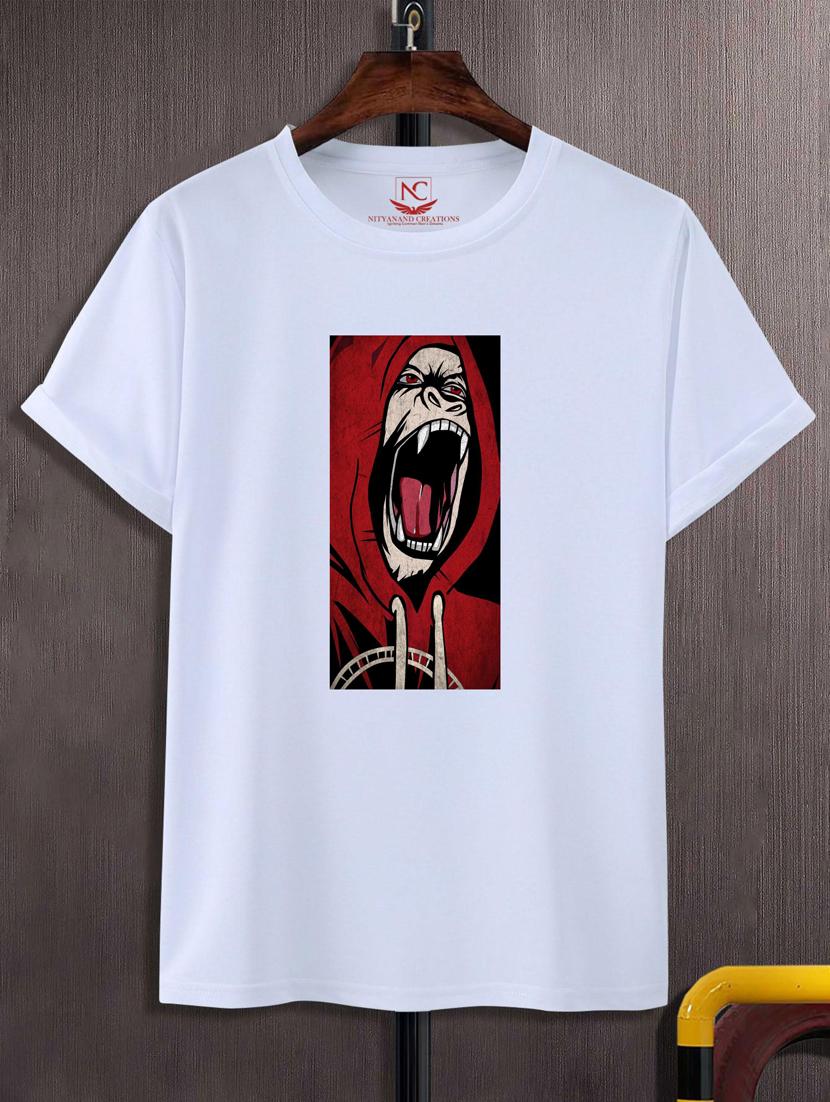 unisex white graphic printed t-shirt - 20846845 - Zoom Image - 0