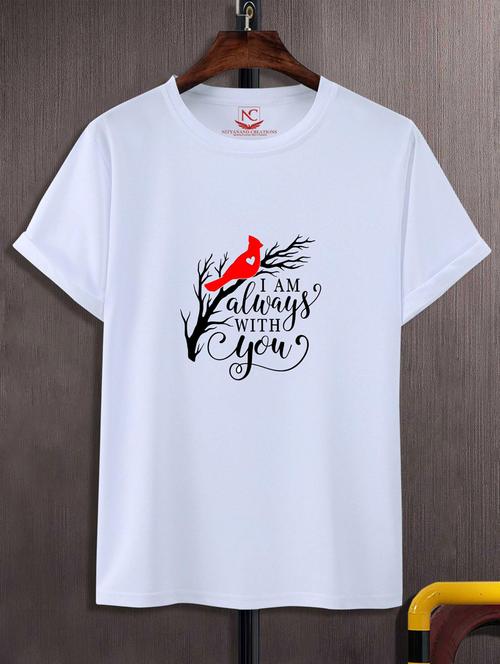 unisex typographic print t-shirt - 20846860 -  Standard Image - 0
