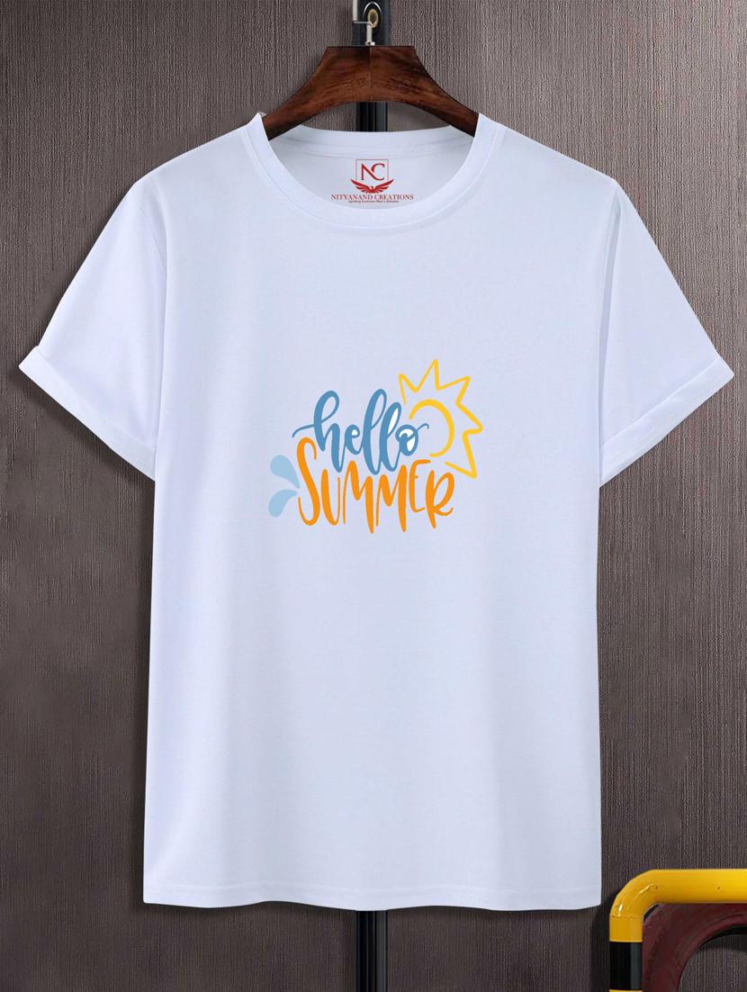 unisex typographic print t-shirt - 20846869 - Zoom Image - 0
