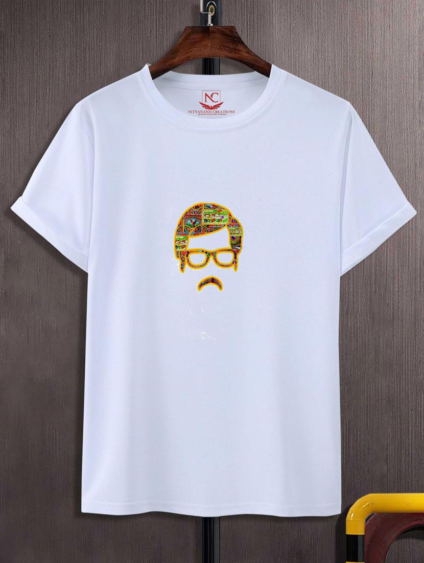 unisex white graphic printed t-shirt - 20846873 - Zoom Image - 0