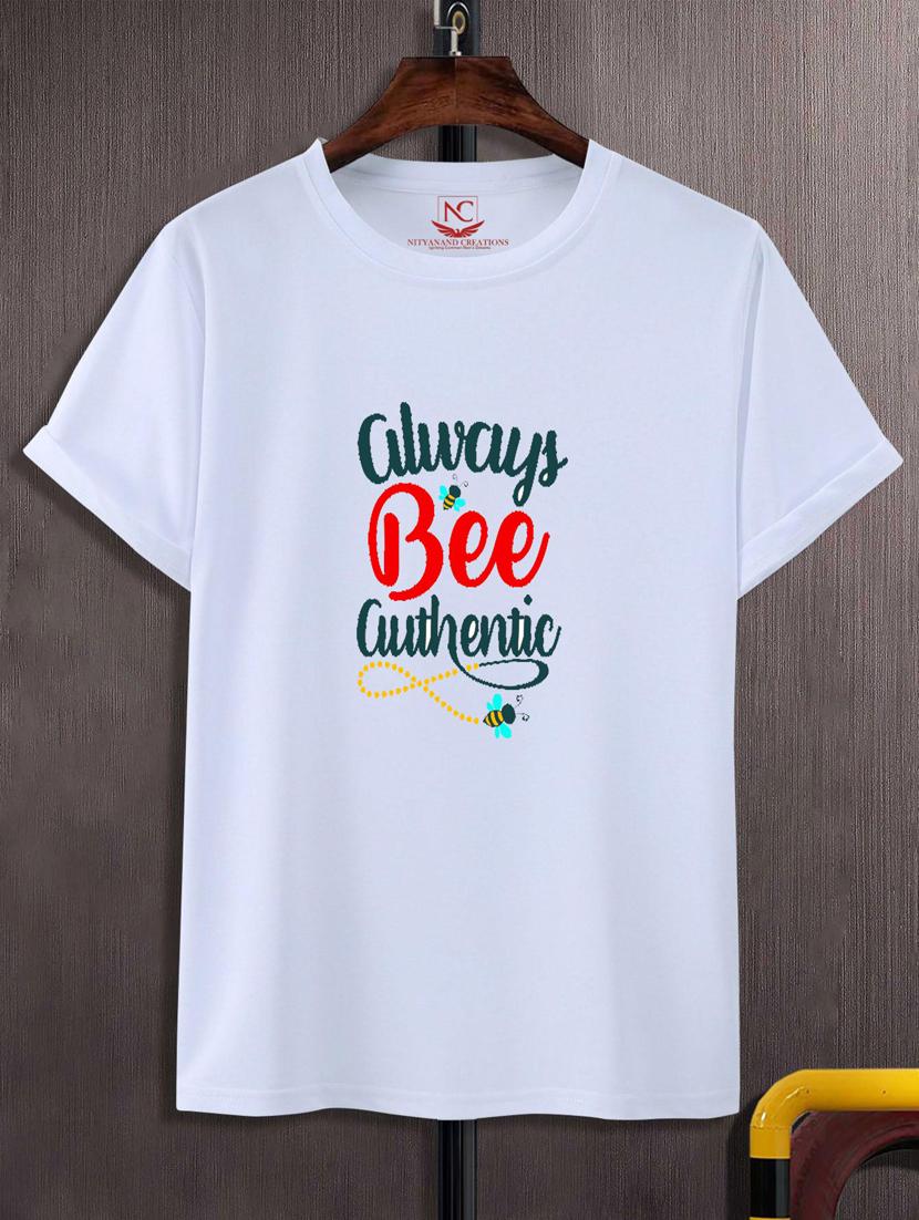unisex typographic print t-shirt - 20846900 - Zoom Image - 0