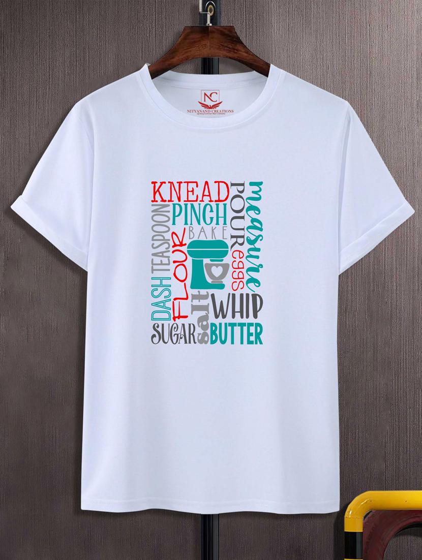 unisex typographic print t-shirt - 20846913 - Zoom Image - 0