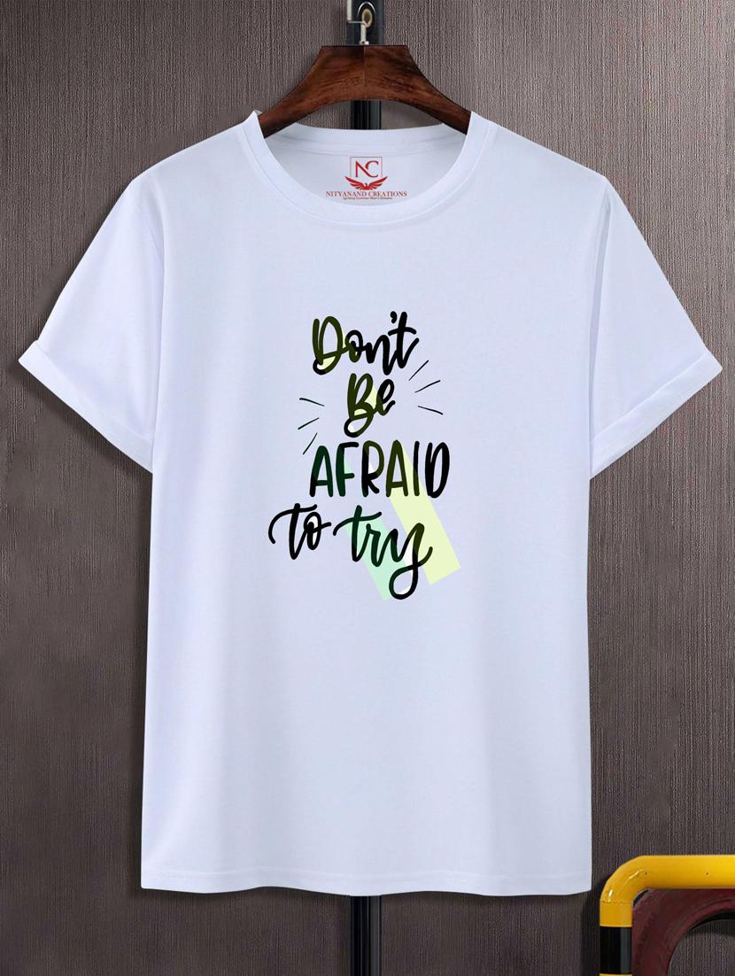 unisex typographic print t-shirt - 20846937 -  Zoom Image - 0