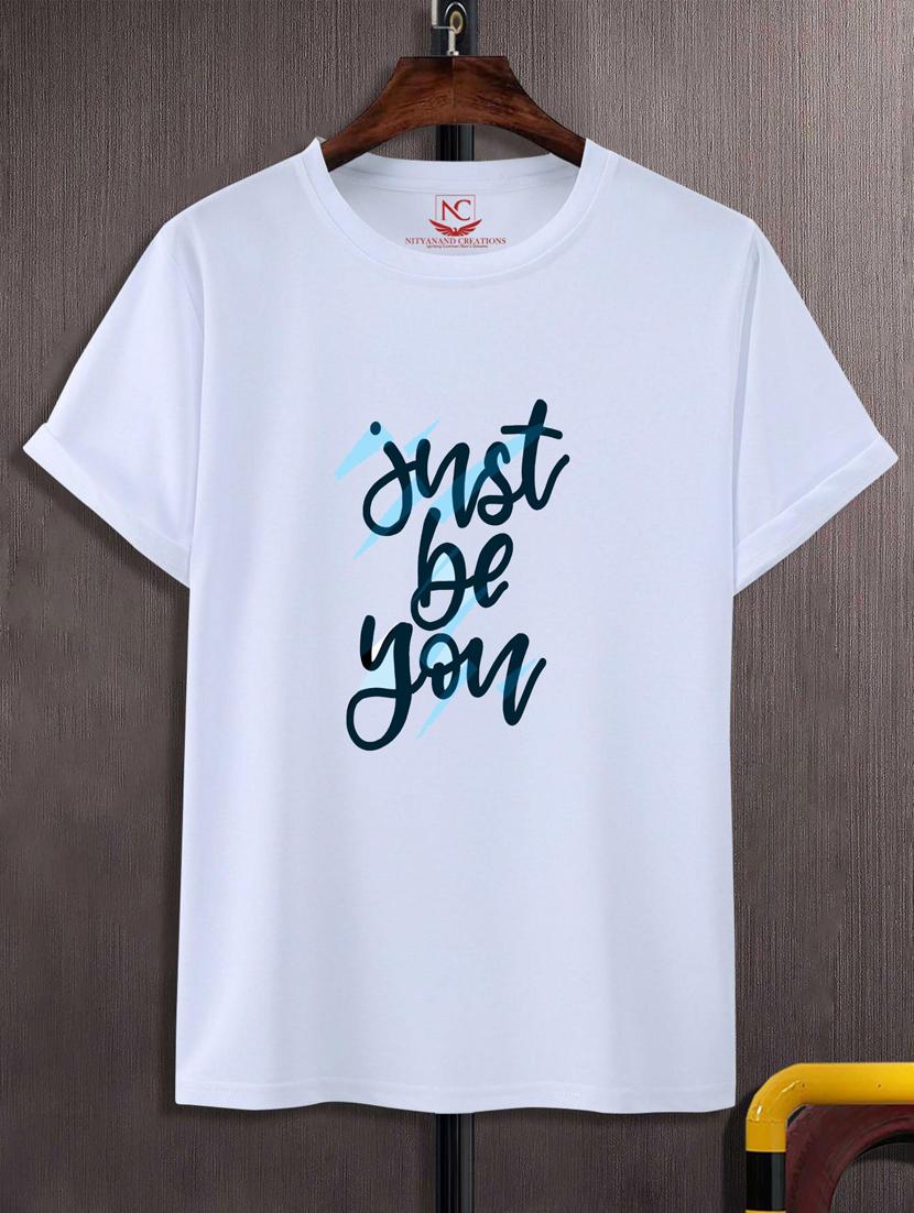 unisex typographic print t-shirt - 20846941 -  Zoom Image - 0
