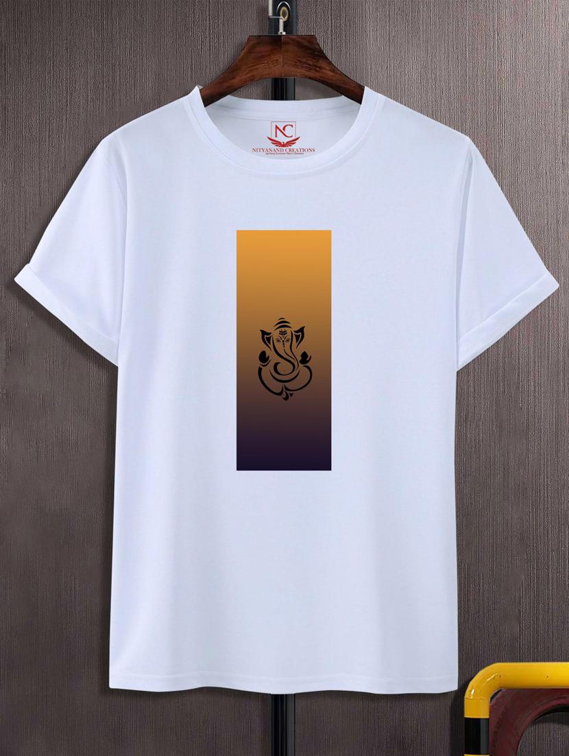 unisex white graphic printed t-shirt - 20846953 - Zoom Image - 0