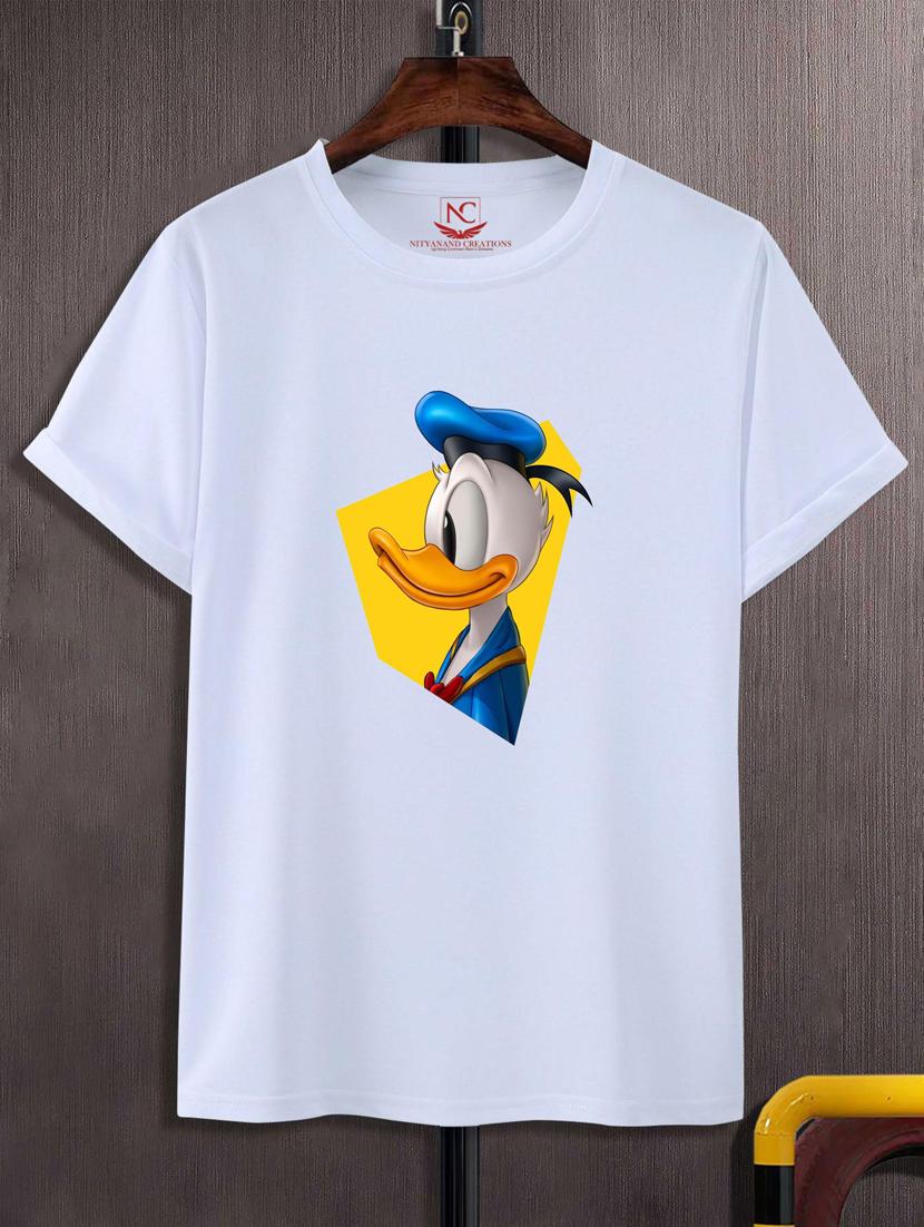 unisex white graphic printed t-shirt - 20846955 - Zoom Image - 0