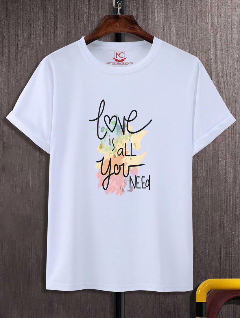 unisex typopgraphic print t-shirt - 20846964 - Zoom Image - 0