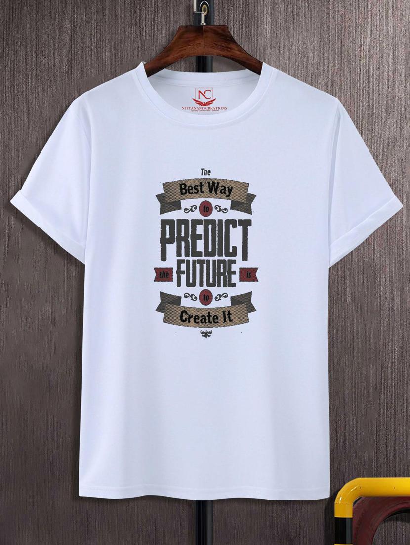 unisex typographic print t-shirt - 20846968 - Zoom Image - 0