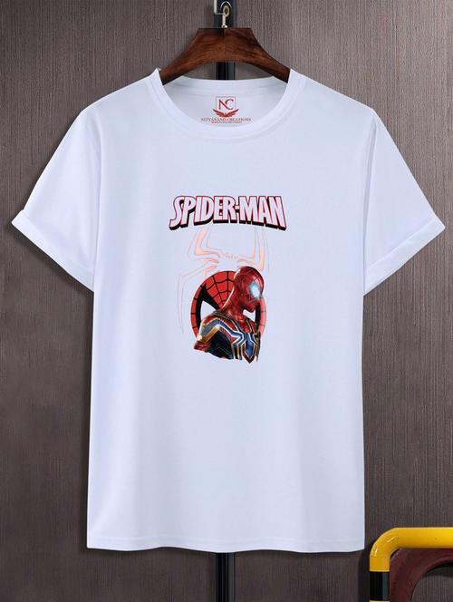 unisex white graphic printed t-shirt - 20847040 - Standard Image - 0