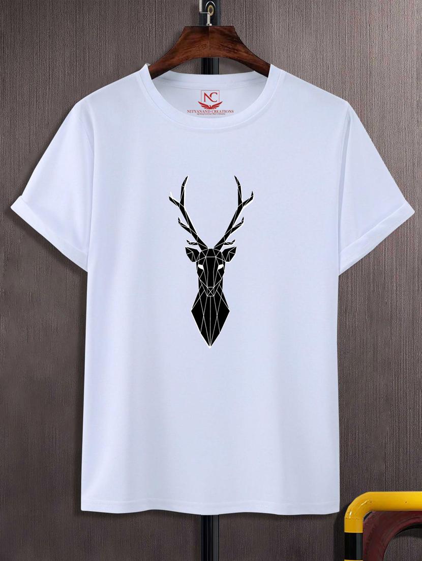 unisex white graphic printed t-shirt - 20847062 - Zoom Image - 0