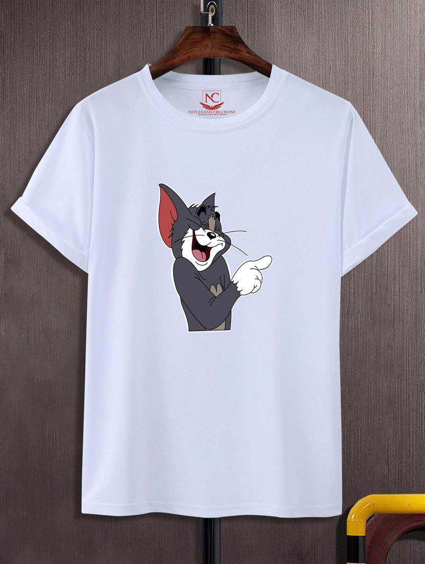 unisex white graphic printed t-shirt - 20847149 - Zoom Image - 0