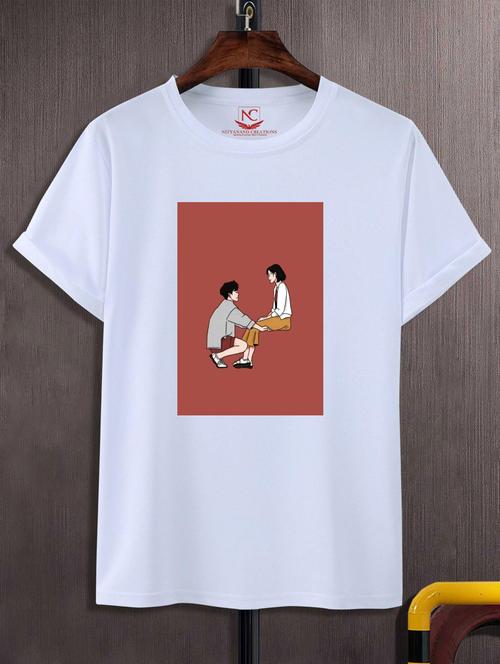 unisex graphic print t-shirt - 20847189 -  Standard Image - 0