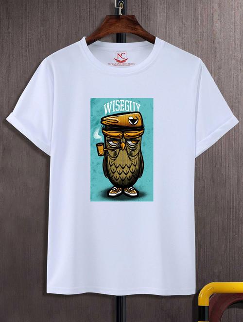 unisex white graphic printed t-shirt - 20847212 - Standard Image - 0