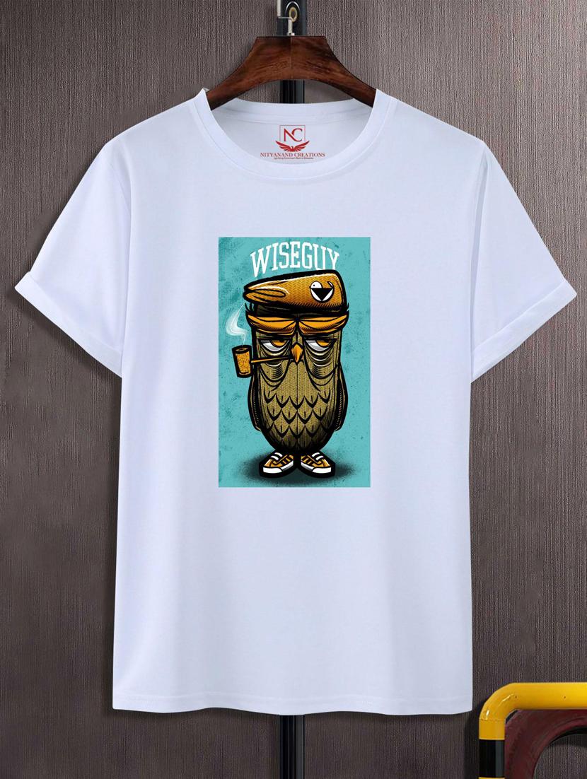 unisex white graphic printed t-shirt - 20847212 - Zoom Image - 0