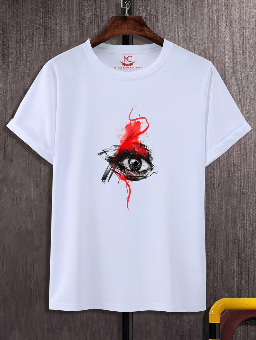 unisex white graphic printed t-shirt - 20847221 - Zoom Image - 0