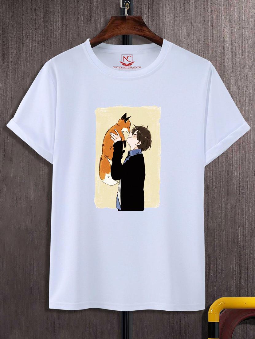 unisex white graphic printed t-shirt - 20847224 -  Zoom Image - 0