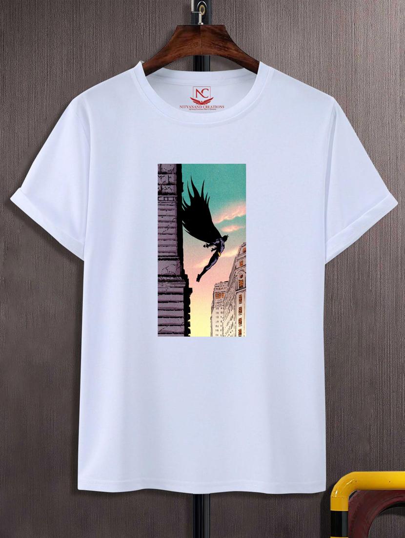 unisex white graphic printed t-shirt - 20847246 - Zoom Image - 0