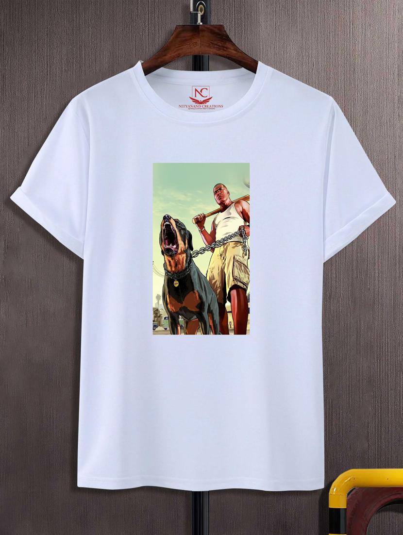 unisex white graphic printed t-shirt - 20847262 - Zoom Image - 0