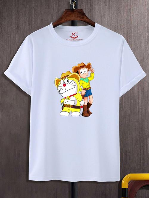 unisex white graphic printed t-shirt - 20847274 -  Standard Image - 0