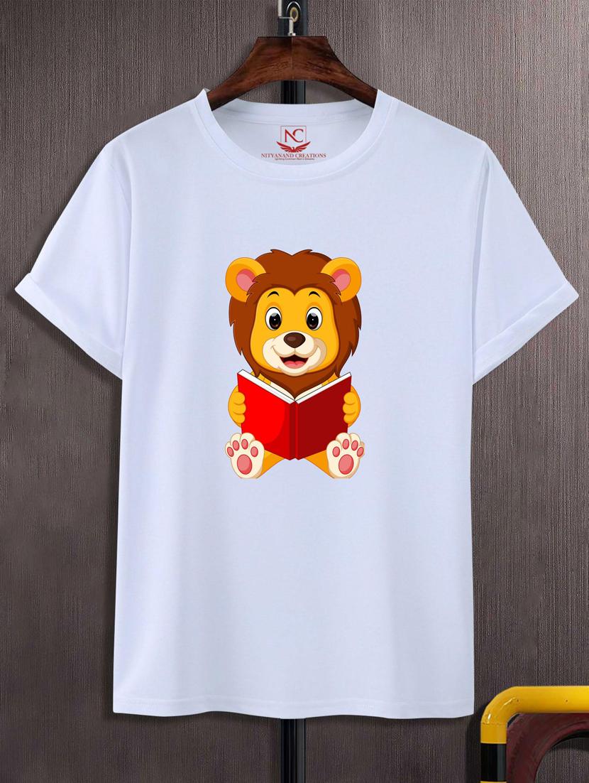 unisex white graphic printed t-shirt - 20847275 - Zoom Image - 0