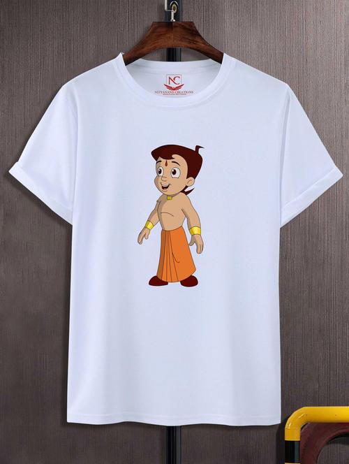 unisex white graphic printed t-shirt - 20847282 -  Standard Image - 0