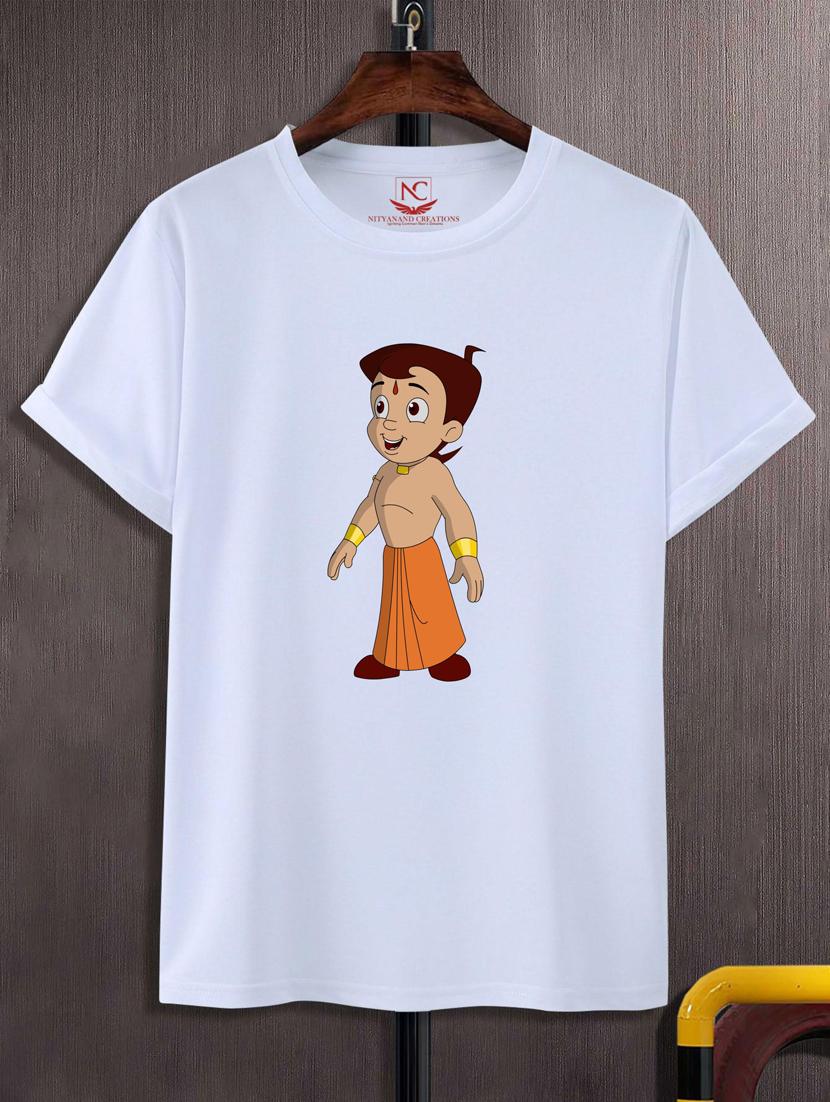 unisex white graphic printed t-shirt - 20847282 -  Zoom Image - 0
