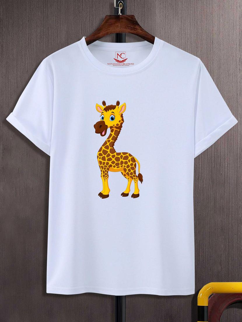 unisex white graphic printed t-shirt - 20847289 - Zoom Image - 0
