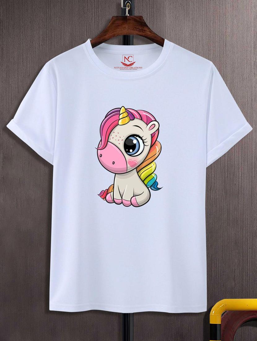 unisex white graphic printed t-shirt - 20847291 - Zoom Image - 0