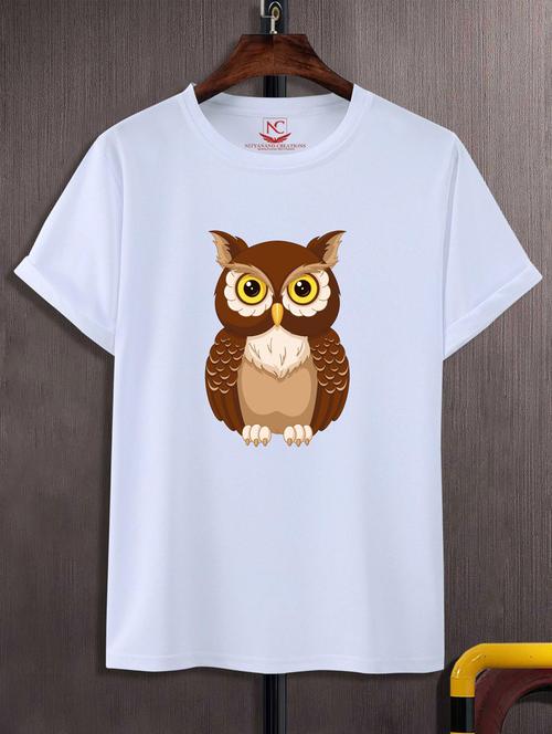 unisex white graphic printed t-shirt - 20847298 - Standard Image - 0