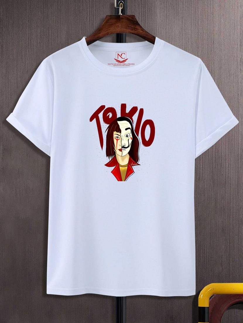 unisex white graphic printed t-shirt - 20847302 - Zoom Image - 0