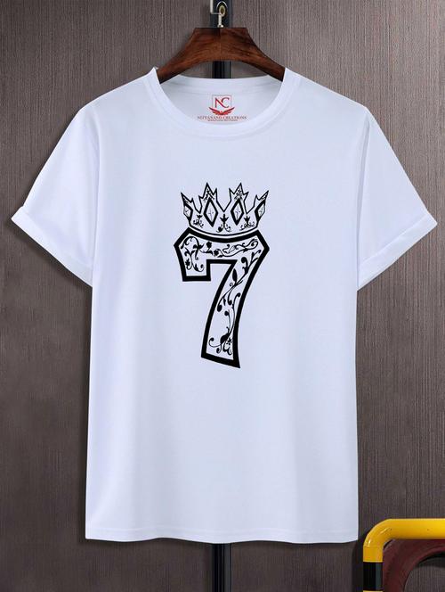 unisex white graphic printed t-shirt - 20847303 -  Standard Image - 0