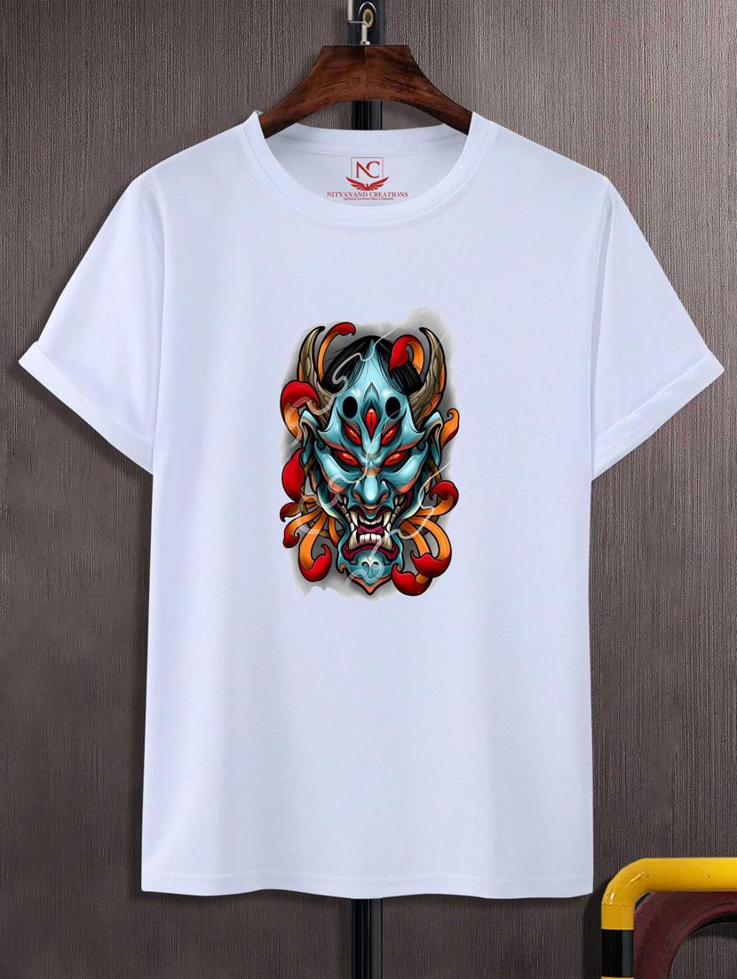 unisex white graphic printed t-shirt - 20847309 -  Zoom Image - 0