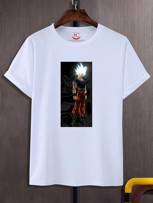 unisex white graphic printed t-shirt - 20847312 - Standard Image - 0